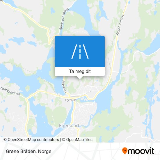 Grøne Bråden kart