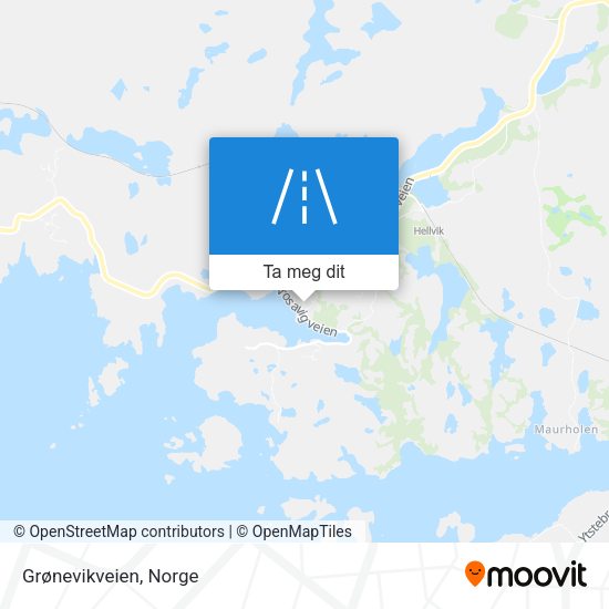 Grønevikveien kart