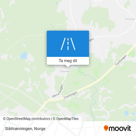 Slåttrønningen kart