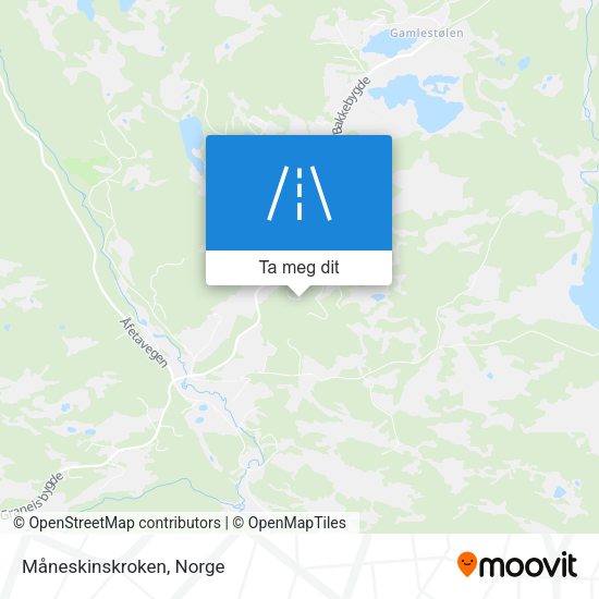 Måneskinskroken kart