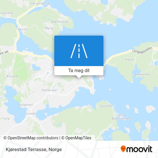 Kjørestad Terrasse kart