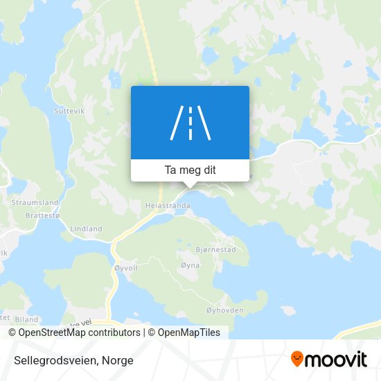 Sellegrodsveien kart