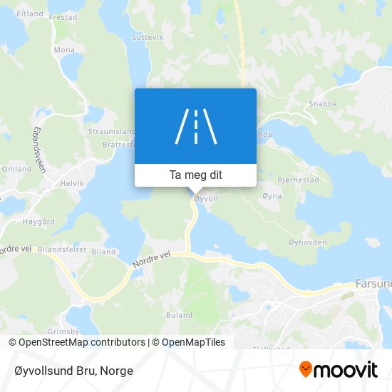 Øyvollsund Bru kart