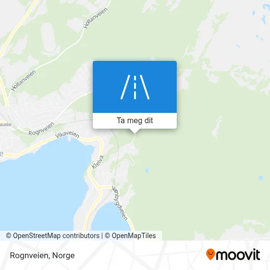 Rognveien kart