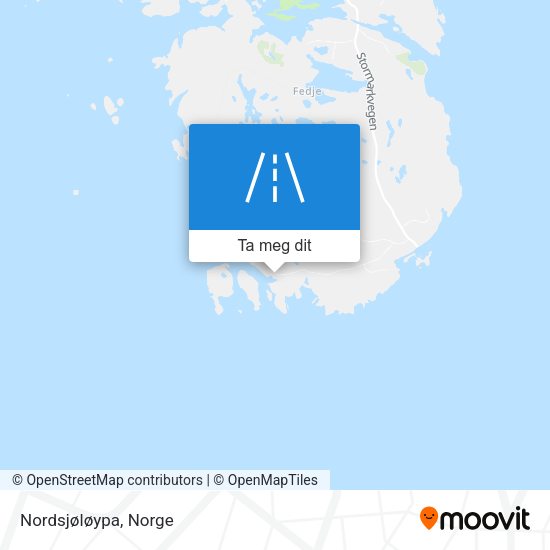 Nordsjøløypa kart