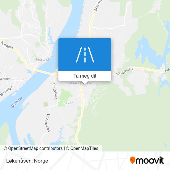 Løkenåsen kart
