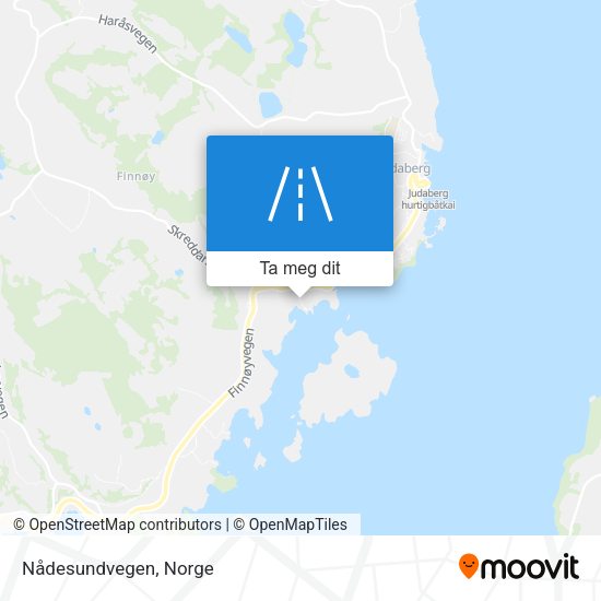 Nådesundvegen kart