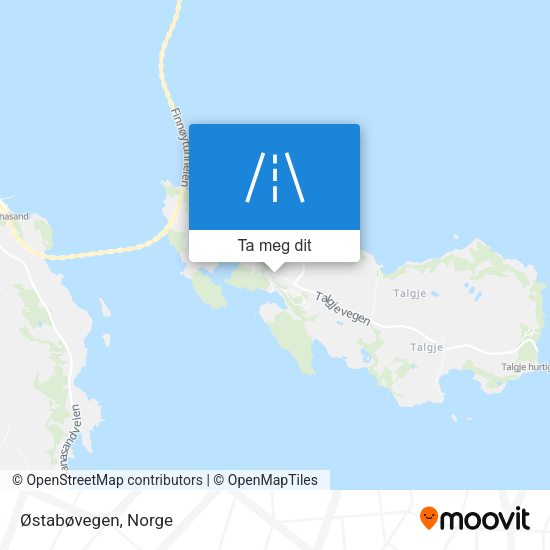 Østabøvegen kart