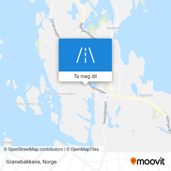 Grønebakkane kart