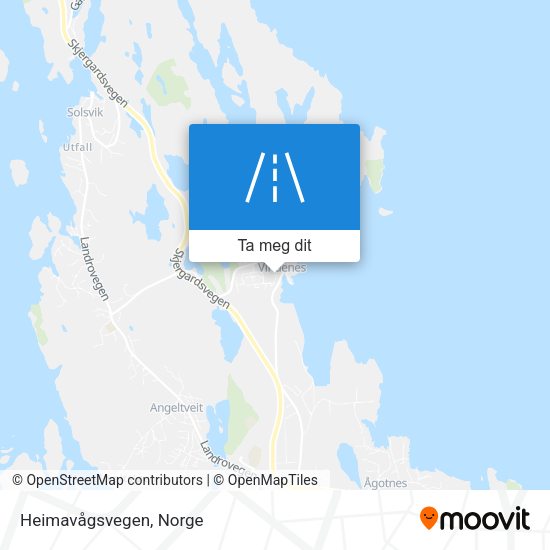 Heimavågsvegen kart