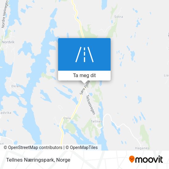 Tellnes Næringspark kart