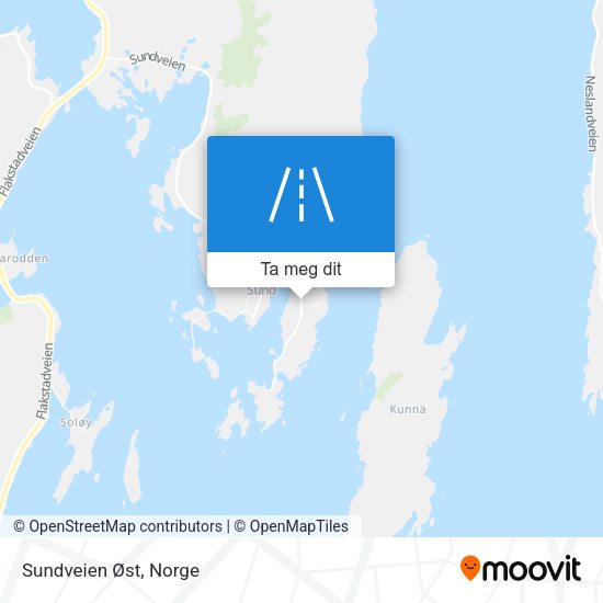 Sundveien Øst kart