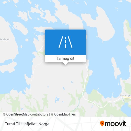 Tursti Til Liafjellet kart