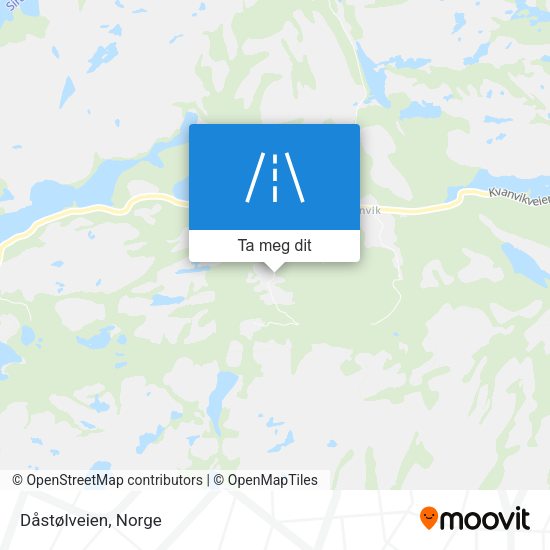 Dåstølveien kart