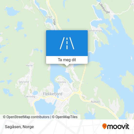 Sagåsen kart