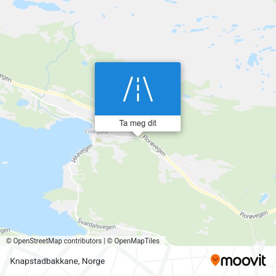 Knapstadbakkane kart