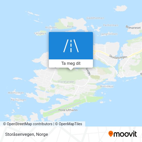 Storåsenvegen kart