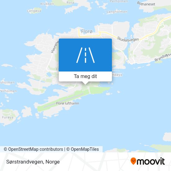 Sørstrandvegen kart