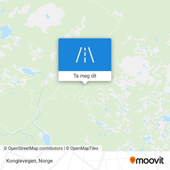 Konglevegen kart