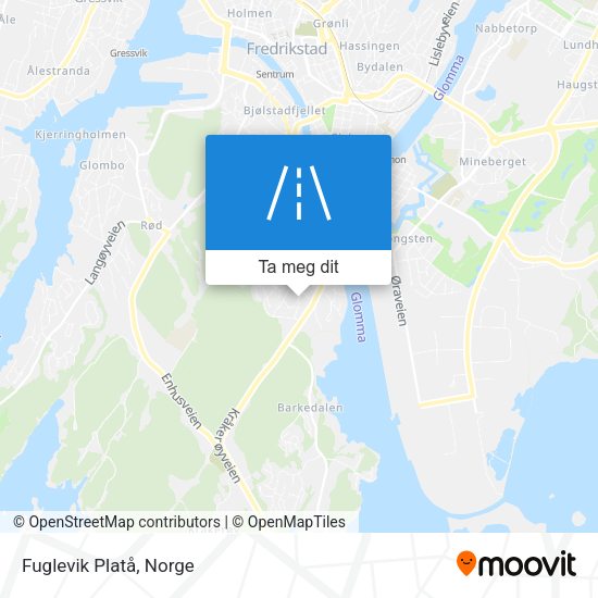 Fuglevik Platå kart