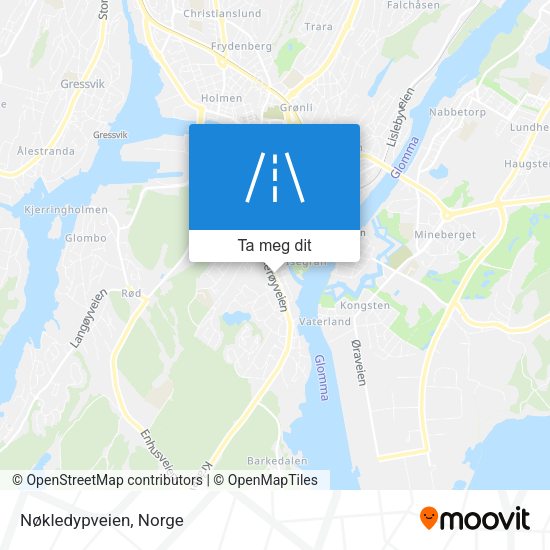 Nøkledypveien kart