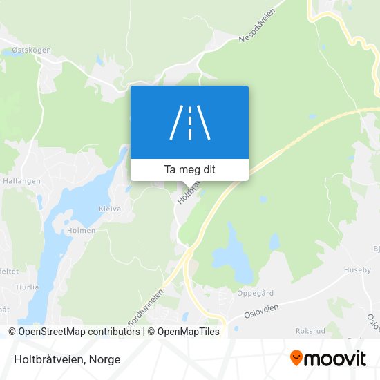 Holtbråtveien kart