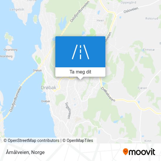 Åmålveien kart