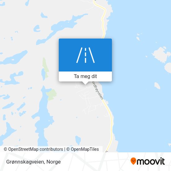 Grønnskagveien kart