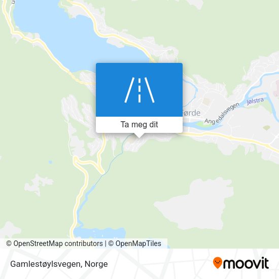 Gamlestøylsvegen kart
