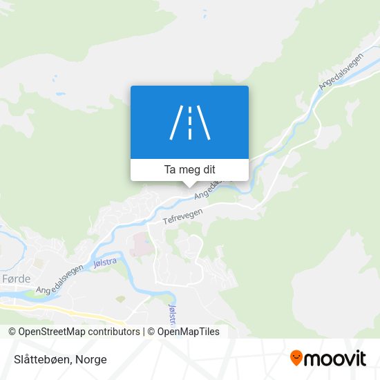 Slåttebøen kart