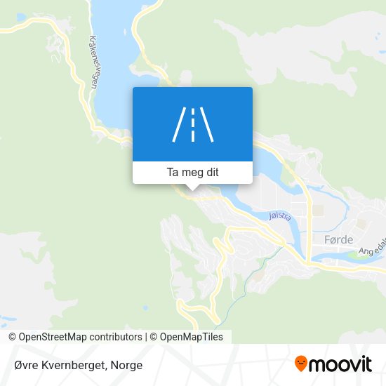 Øvre Kvernberget kart