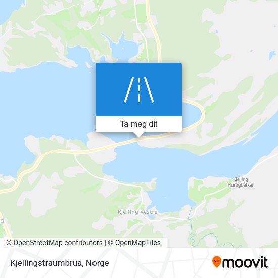 Kjellingstraumbrua kart