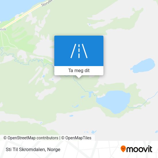 Sti Til Skromdalen kart