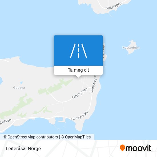 Leiteråsa kart