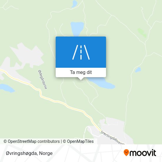 Øvringshøgda kart