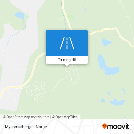 Myssmørberget kart