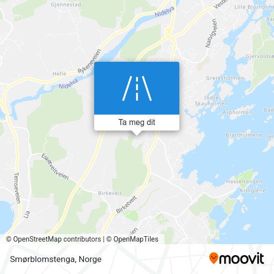 Smørblomstenga kart