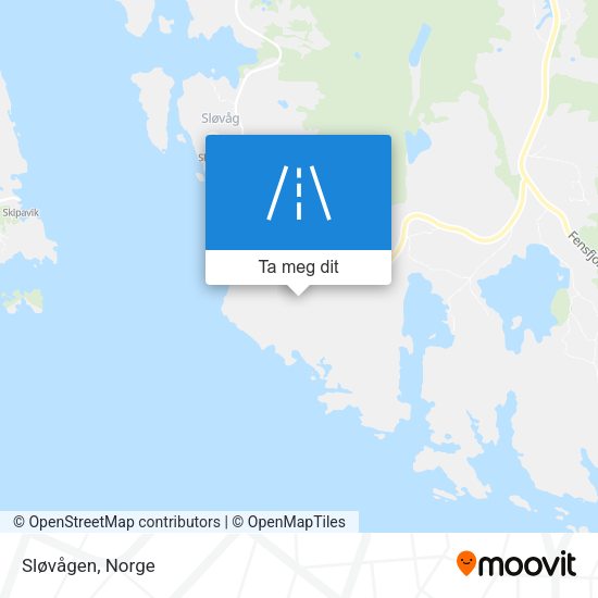 Sløvågen kart