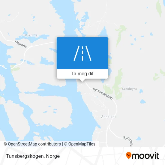 Tunsbergskogen kart