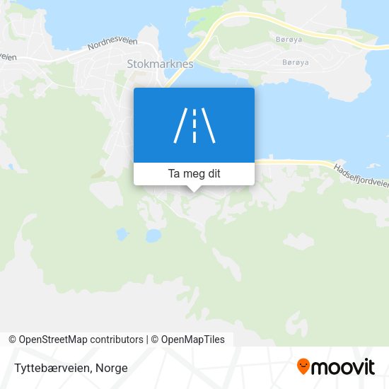 Tyttebærveien kart