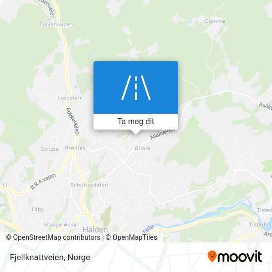 Fjellknattveien kart