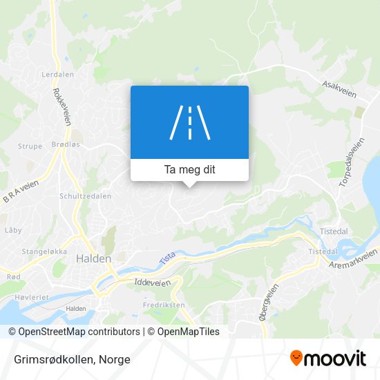 Grimsrødkollen kart