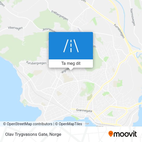 Olav Trygvasons Gate kart