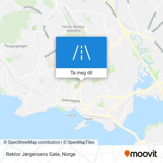 Rektor Jørgensens Gate kart