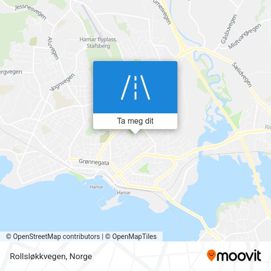 Rollsløkkvegen kart