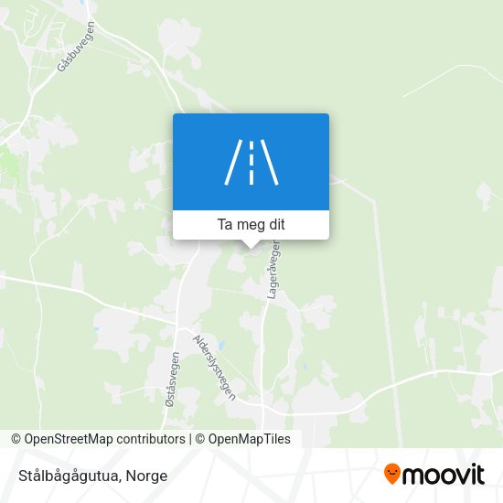 Stålbågågutua kart