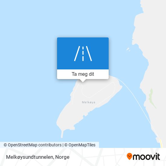 Melkøysundtunnelen kart
