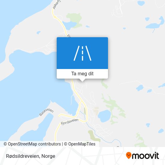 Rødsildreveien kart