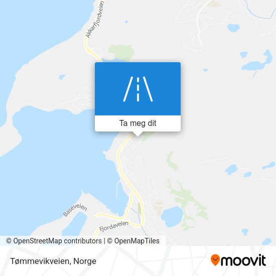 Tømmevikveien kart