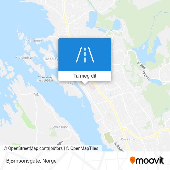 Bjørnsonsgate kart